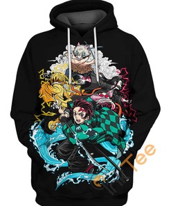 Thrilling Demon Slayer Unified Custom All Over Print 3D Hoodie
