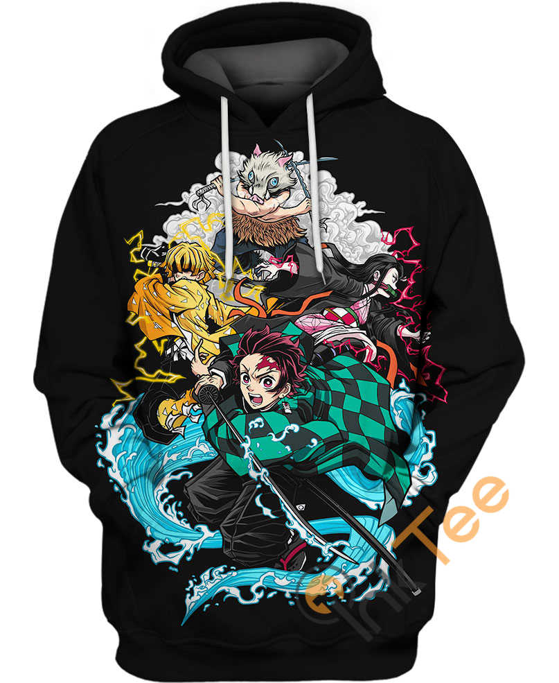 Thrilling Demon Slayer Unified Custom All Over Print 3D Hoodie