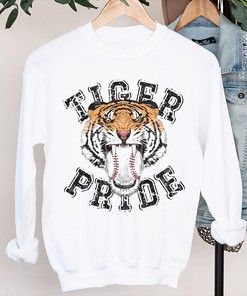 Tiger Baseball Shirt for School Spirit and Team Pride - LSU Shirts