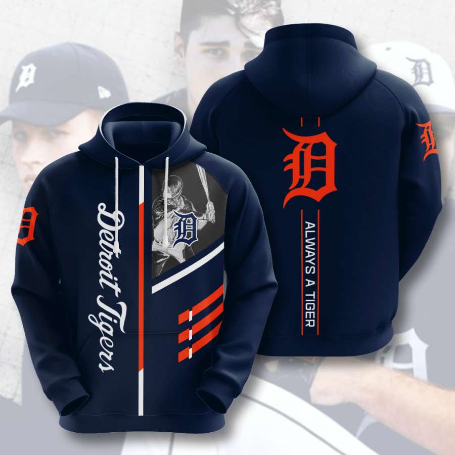 Tigers Baseball Custom All Over Print 3D Hoodie - Perfect For Fans