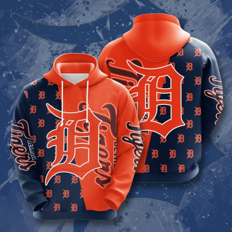 Tigers Baseball Custom Sport All Over Print 3D Hoodie - Unique Design