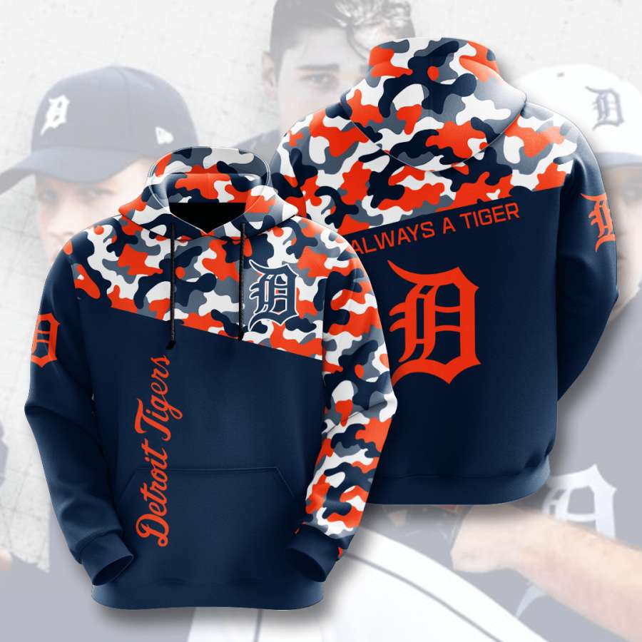 Tigers Baseball Custom Sport Hoodie All Over Print 3D - Perfect Fan Apparel