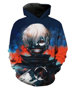 Tokyo Ghoul Ken Kaneki Hoodie 3D Full Size Print For Fans