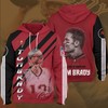 Tom Brady Jersey Hoodie - 3D All Over Print