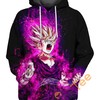 Transform Into A Super Saiyan With Son Gohan Hoodie 3D For Dragon Ball Fans 