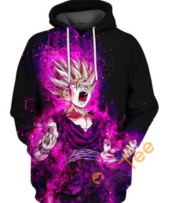 Transform Into A Super Saiyan With Son Gohan Hoodie 3D For Dragon Ball Fans