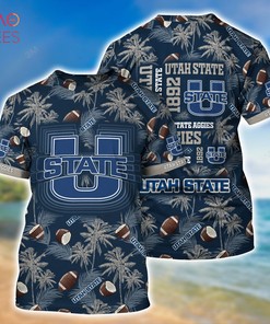 [Trending] Utah State Aggies Custom Hawaiian , New Summer Gift For Sports Enthusiasts