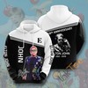Trendy Rock & Roll All Over Print 3D Hoodie 