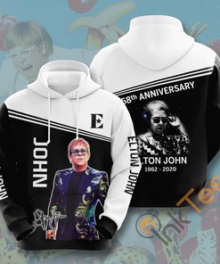 Trendy Rock & Roll All Over Print 3D Hoodie