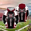 Troy Trojans Hoodie 3D All Over Print Zip Hoodie Gifts For Ncaa Fans - All Over Print Zip Up Hoodie Men 