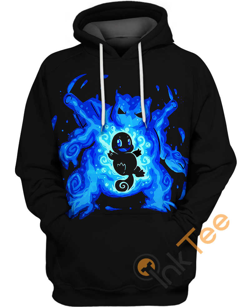 Turtle Power - Blastoise And Squirtle 3D Hoodie