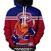 Ultra-Cool Long Sleeve Montreal Canadiens 3D Hoodie Gift For Fans
