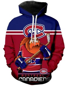 Ultra-Cool Long Sleeve Montreal Canadiens 3D Hoodie Gift For Fans