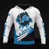Unique Detroit Lions 3D Graphic Hoodie - Perfect Gift For Fans