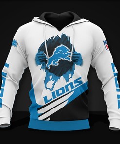 Unique Detroit Lions 3D Graphic Hoodie - Perfect Gift For Fans