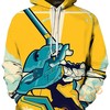 Unique Evangelion All Over Print Hoodie 3D - Add To Your Cosplay Collection
