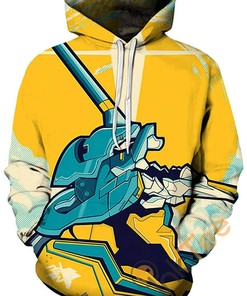 Unique Evangelion All Over Print Hoodie 3D - Add To Your Cosplay Collection
