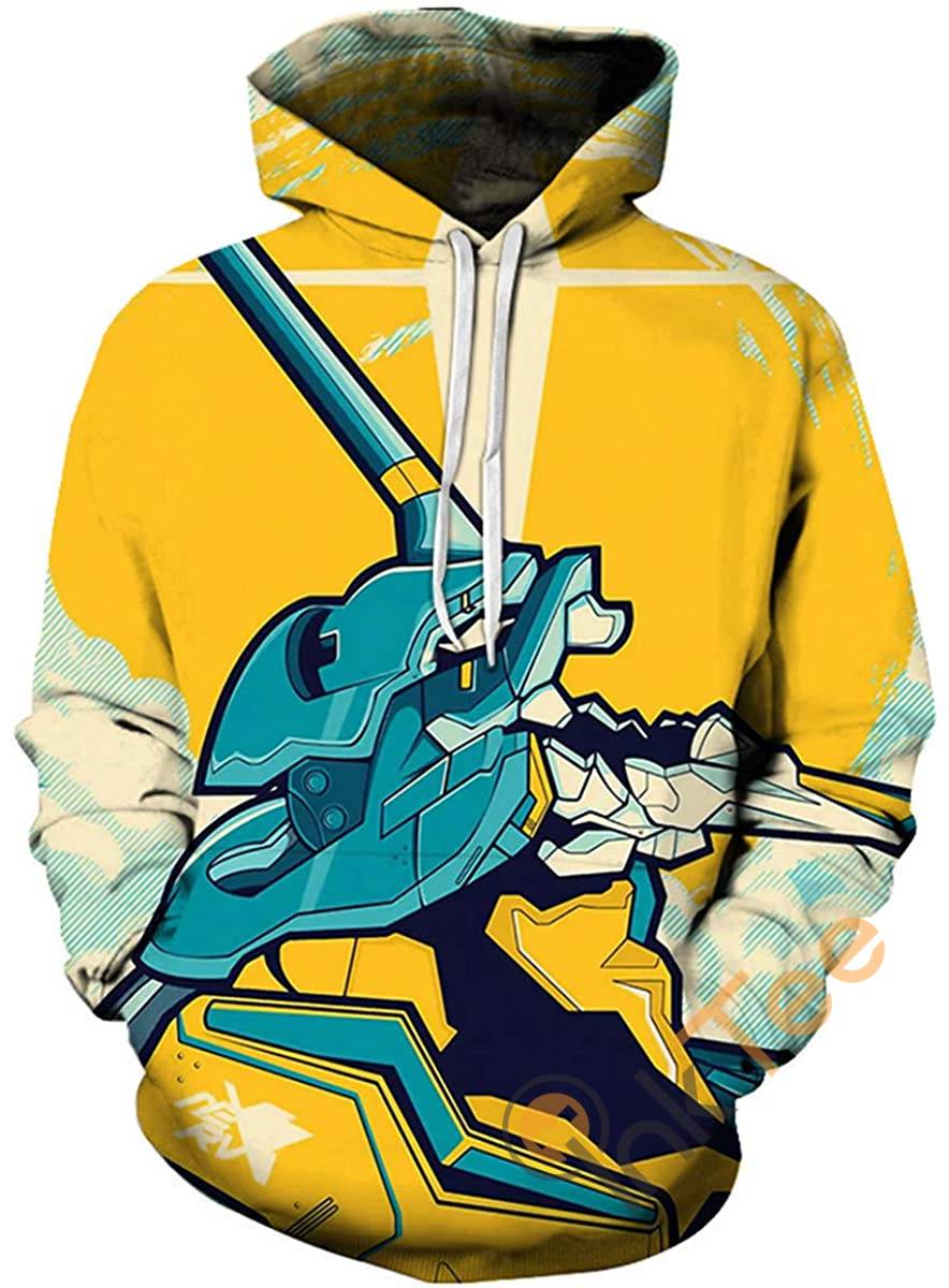 Unique Evangelion All Over Print Hoodie 3D - Add To Your Cosplay Collection