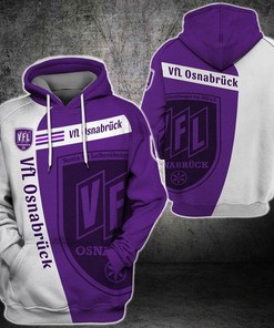 Unisex Vfl Osnabrã¼Ck 3D Zip Up Hoodie All Over Print Custom Design