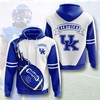 University Of Kentucky Wildcats 3D All Over Print Zip-Up Hoodie For Fans 