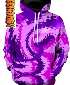 Unleash The Purple Haze In All Over Print 3D Hoodie