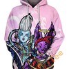 Unleash Your Power With The Beerus And Whis 3D Hoodie