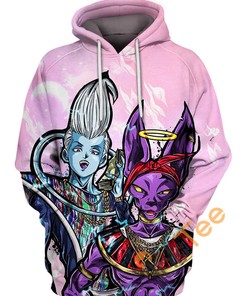 Unleash Your Power With The Beerus And Whis 3D Hoodie
