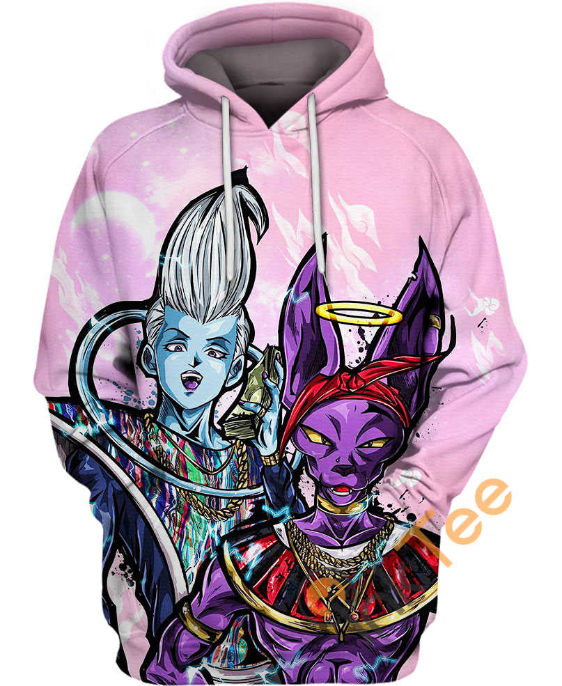 Unleash Your Power With The Beerus And Whis 3D Hoodie