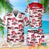 Unlv Rebels All Over Print 3D Hawaiian  With Shorts For Fans