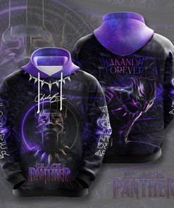 Up Your Fashion Game With This Black Panther Custom 3D Hoodie