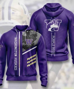 Usa Sport All Over Print Hoodie 3D Washington Huskies Football Team