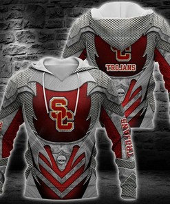 Usc Trojans Armor Football Vintage All Over Print 3D Hoodie For Christmas Gifts