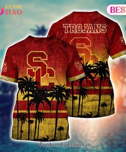 Usc Trojans Hawaii  & Shorts With All Over Print Design