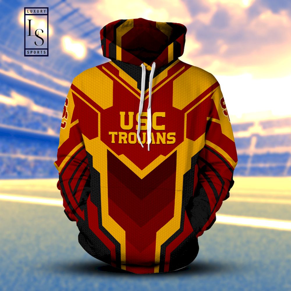 Usc Trojans Premium All Over Print 3D Hoodie For Men With Usc Quote