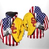 Usc Trojans Usa Flag Print 3D Hoodie Great For Fans