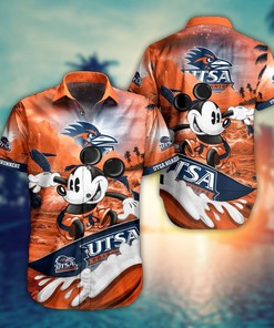 Utsa Roadrunners Custom Mickey Mouse All Over Print 3D Hawaiian For Men And Women