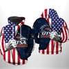 Utsa Roadrunners Usa Flag Custom All Over Print 3D Zip-Up Hoodie For Fans