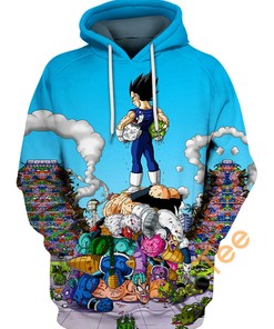 Vegeta All Kills All-Over Print 3D Hoodie, 3D Print Hoodies