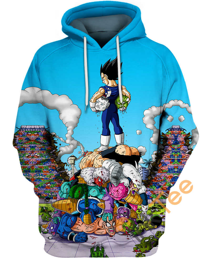 Vegeta All Kills All-Over Print 3D Hoodie, 3D Print Hoodies