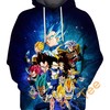 Vegeta'S Transformations All-Over Print Hoodie With Custom Print, Custom All Over Print Hoodie