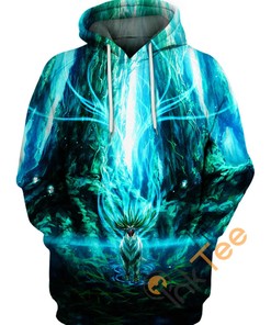 Vibrant Green Deep Forest All Over Print 3D Hoodie