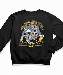Vintage 1994 Michigan Wolverines Basketball Looney Tunes Shirt - Retro NCAA Tee