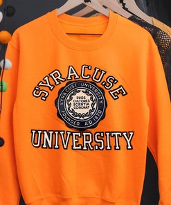 Vintage 80s Orange University of Syracuse Shirt - Classic Syracuse Orange Merchandise
