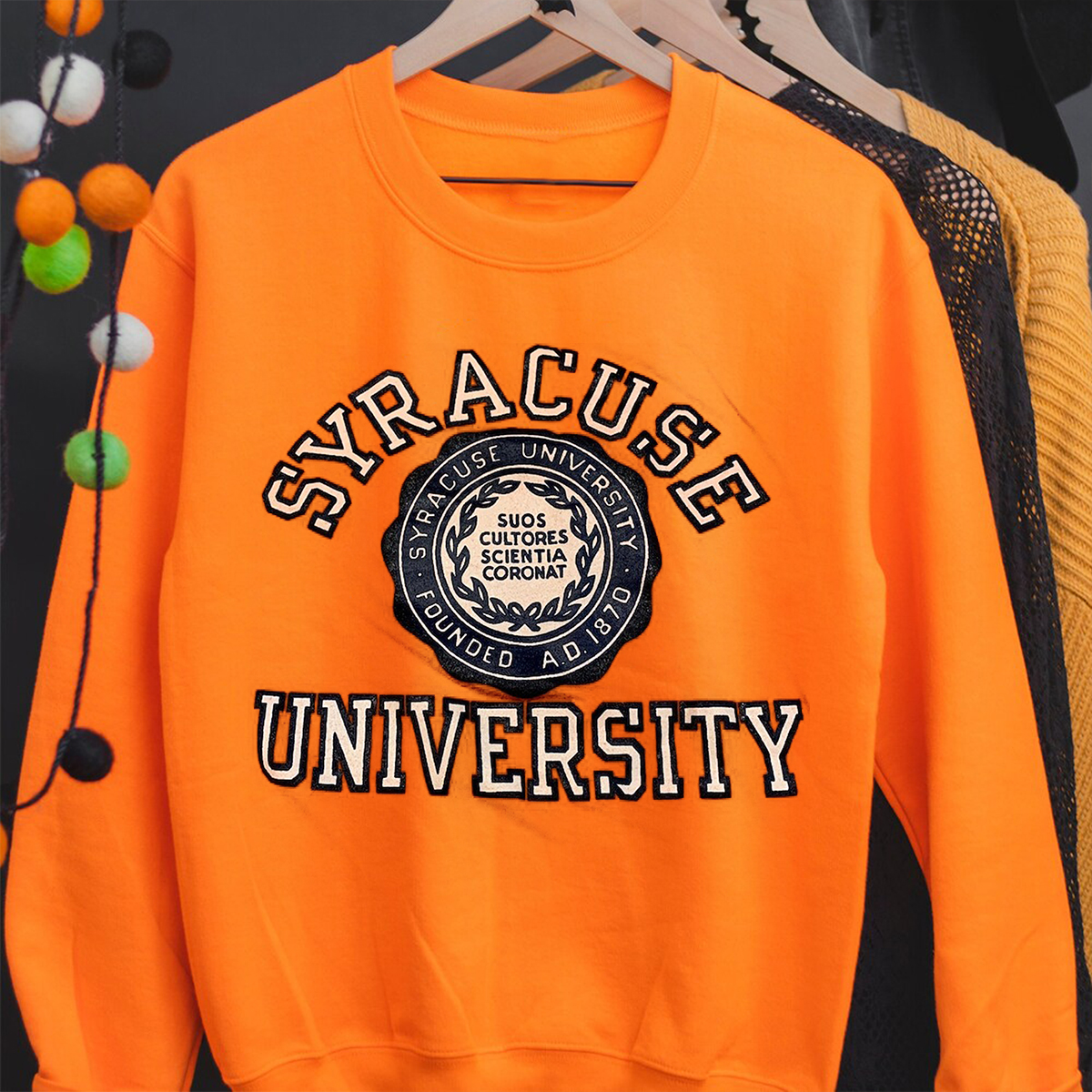 Vintage 80s Orange University of Syracuse Shirt - Classic Syracuse Orange Merchandise