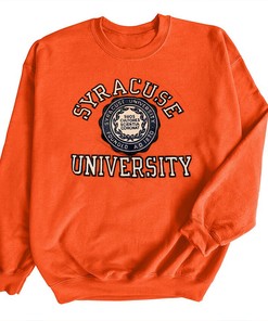 Vintage 80s Orange University of Syracuse Shirt - Classic Syracuse Orange Merchandise