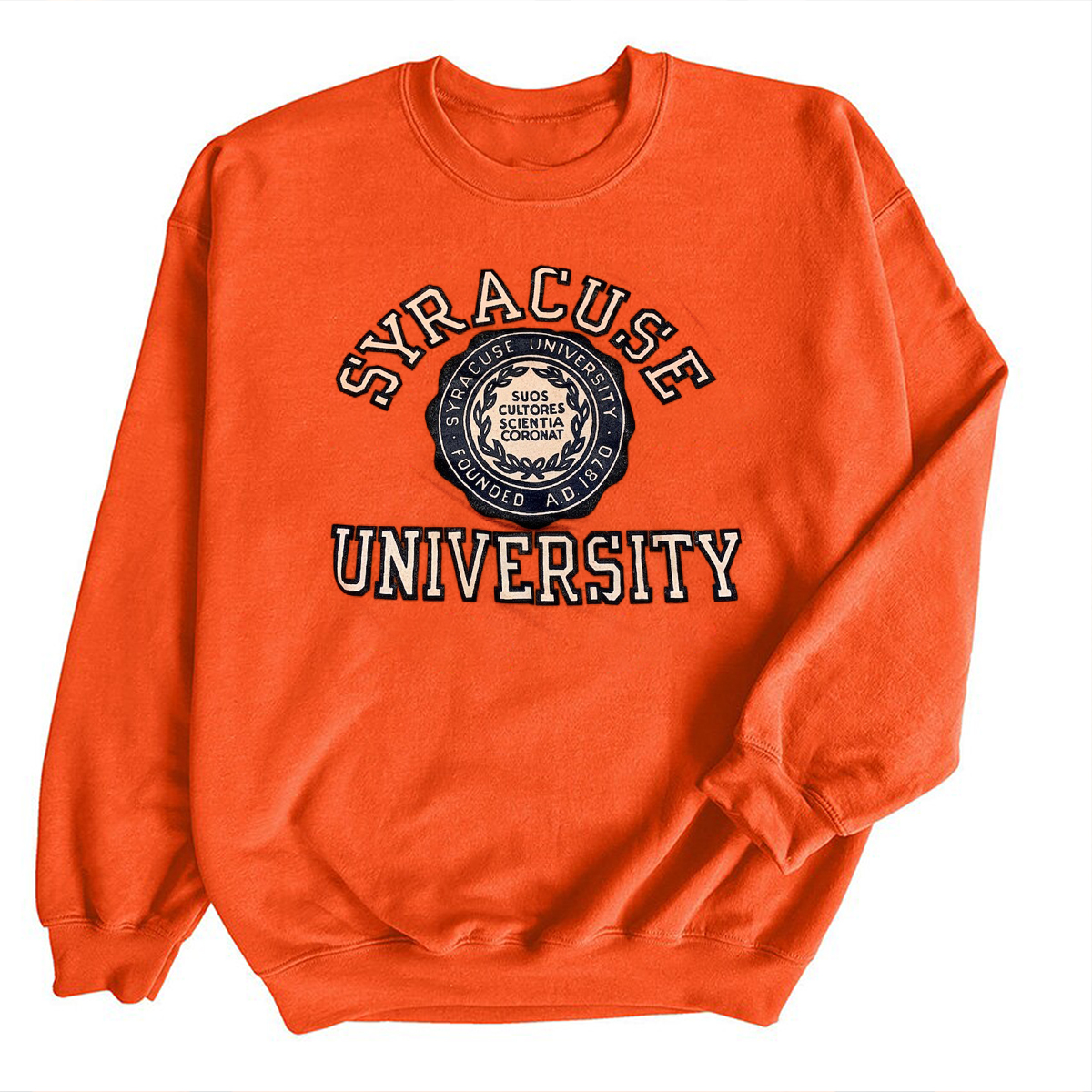 Vintage 80s Orange University of Syracuse Shirt - Classic Syracuse Orange Merchandise
