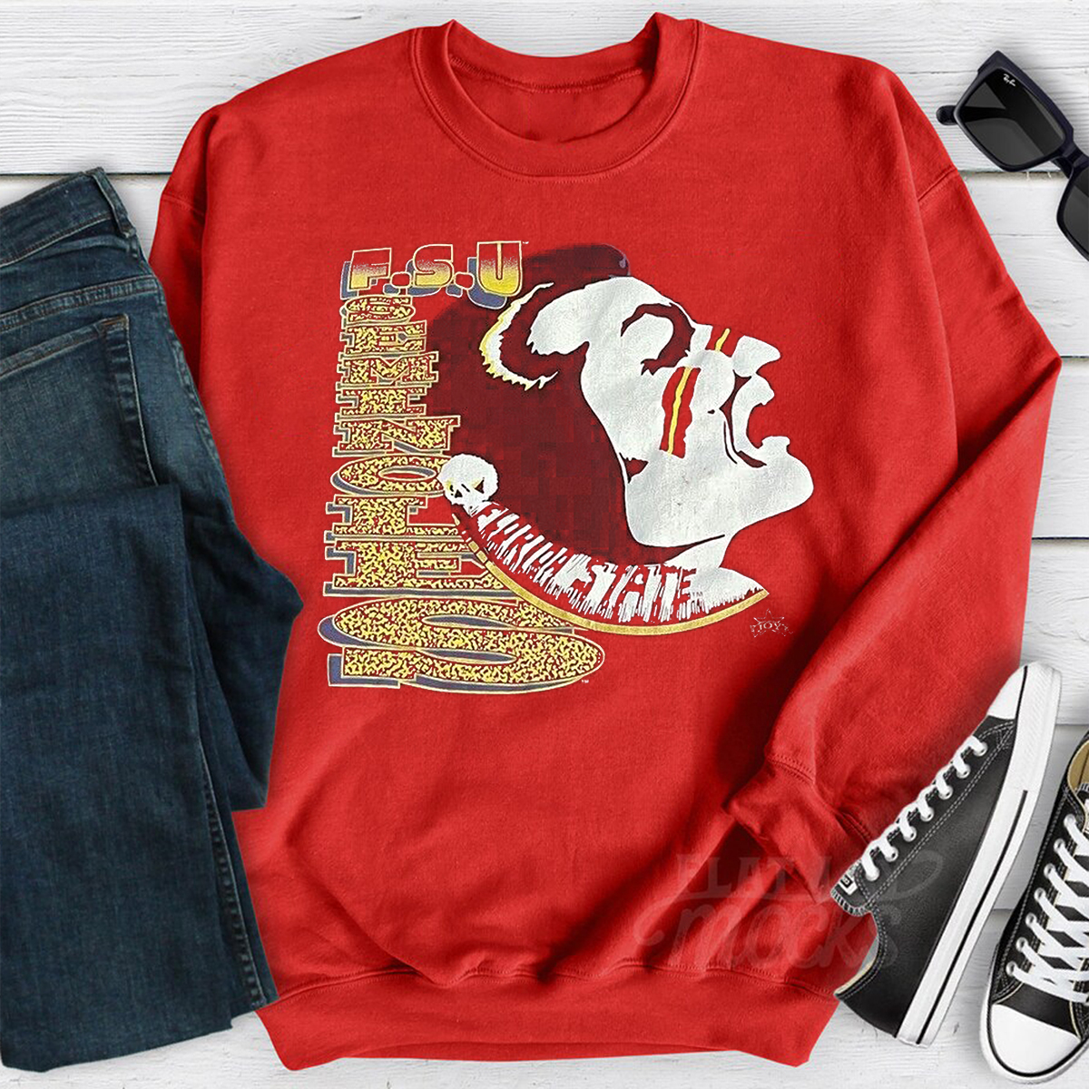 Vintage 90's Florida State University T Shirt - FSU Noles