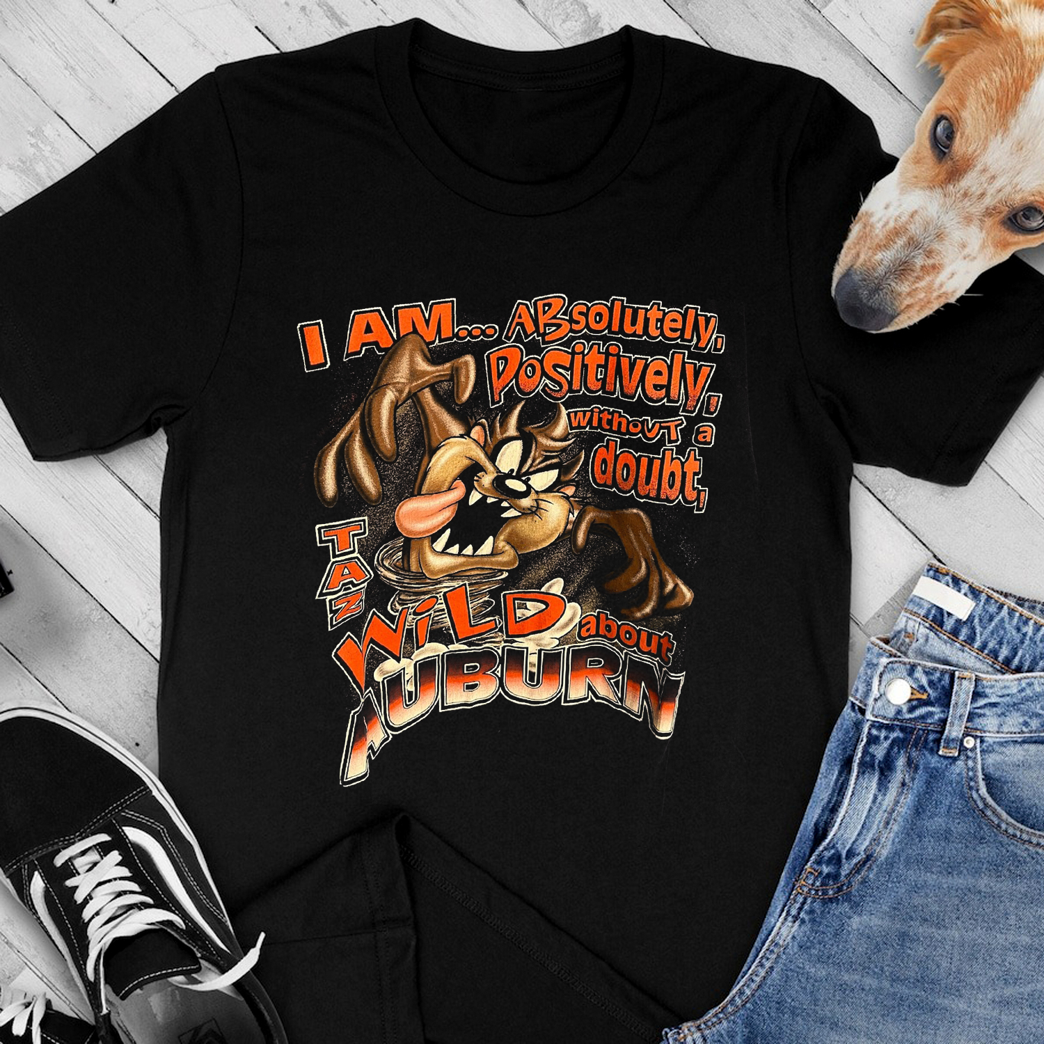 Vintage 90's Looney Tunes Taz Auburn University College T-Shirt - Tigers Hoodie Sweatshirt Fan Gift