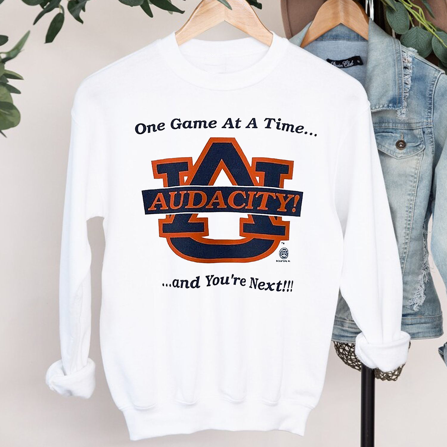 Vintage 90s Auburn Tigers Crewneck Sweatshirt - University Football T-Shirt Hoodie Fan Gift