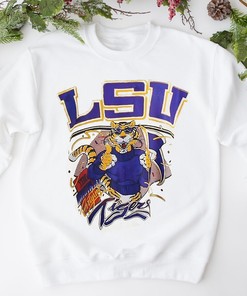 Vintage 90s LSU Tigers Sweatshirt for LSU Fans - LSU Shirts